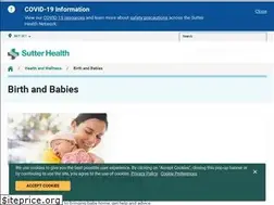 Sites similar to babies.sutterhealth.org