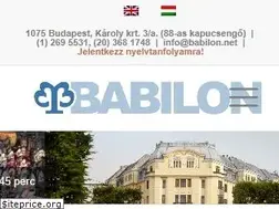 Sites similar to babilon-nyelvstudio.hu