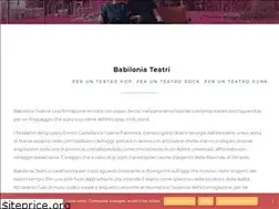 Sites similar to babiloniateatri.it