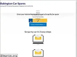 Sites similar to babingtoncarspares.com