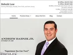 Sites similar to babniklaw.com