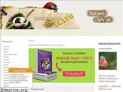 Sites similar to babske-rady.sk