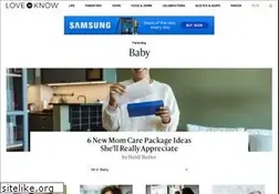 Sites similar to baby.lovetoknow.com