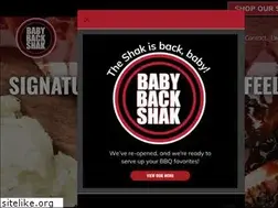 Sites similar to babybackshak.com