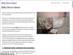 Sites similar to babydecorideas.club