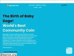 Sites similar to babydogecoin.com