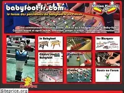 Sites similar to babyfoot-fr.com