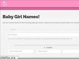 Sites similar to babygirlnames.com