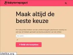 Sites similar to babyhomepage.nl