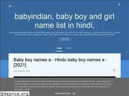 Sites similar to babyindian.blogspot.com