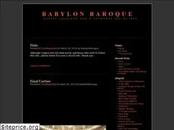 Sites similar to babylonbaroque.wordpress.com