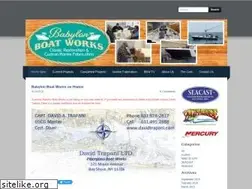 Sites similar to babylonboatworks.com