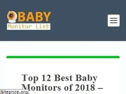 Sites similar to babymonitorslist.com