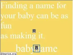 Sites similar to babyname-app.com
