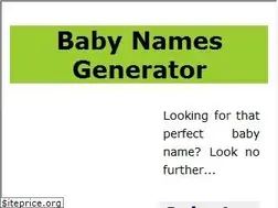 Sites similar to babynamegen.com