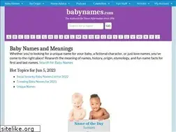 Sites similar to babynames.com