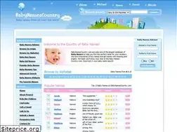 Sites similar to babynamescountry.com