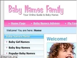 Sites similar to babynamesfamily.com