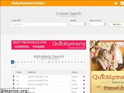 Sites similar to babynamesfolder.com