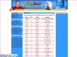 Sites similar to babynamesheaven.com