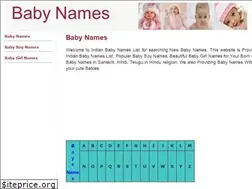 Sites similar to babynameslist.in