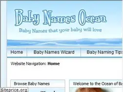 Sites similar to babynamesocean.com