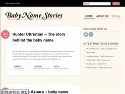 Sites similar to babynamestories.com