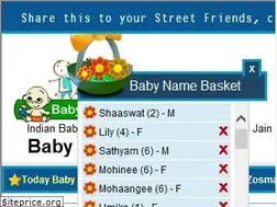 Sites similar to babynamesu.com