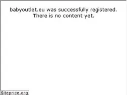 Sites similar to babyoutlet.eu