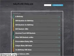 Sites similar to babysfirstbirthday.com