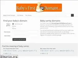 Sites similar to babysfirstdomain.com