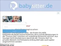 Sites similar to babysitter.de