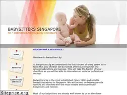 Sites similar to babysitters.sg