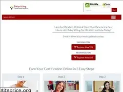 Sites similar to babysittingcertification.com