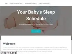 Sites similar to babysleepschedule.net