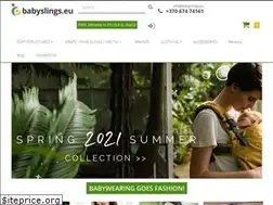 Sites similar to babyslings.eu
