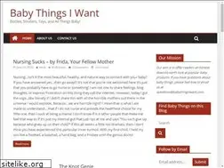 Sites similar to babythingsiwant.com