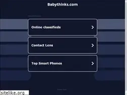 Sites similar to babythinks.com