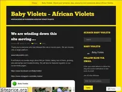 Sites similar to babyviolets.wordpress.com
