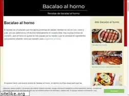 Sites similar to bacalaoalhorno.com.es