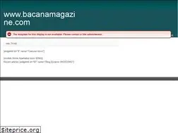 Sites similar to bacanamagazine.com