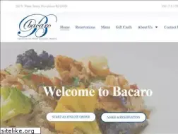 Sites similar to bacarorestaurant.net