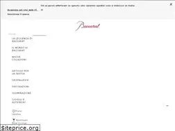 Sites similar to baccarat.it