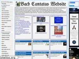 Sites similar to bach-cantatas.com