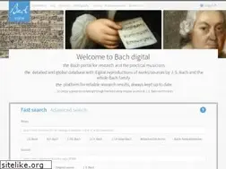 Sites similar to bach-digital.de