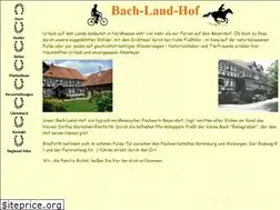 Sites similar to bach-land-hof.de