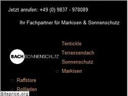Sites similar to bach-sonnenschutz.de