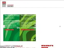 Sites similar to bachakademie.de