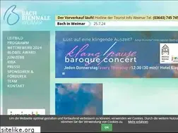 Sites similar to bachbiennaleweimar.de
