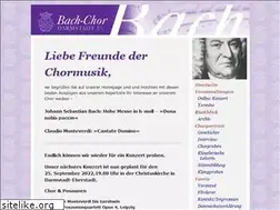 Sites similar to bachchor-darmstadt.de